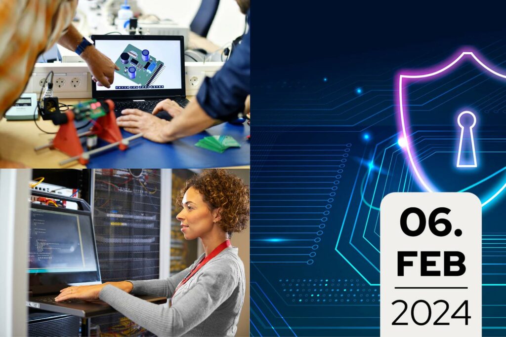 Werbung für den IT-Netzwerkabend und das Job-Buffet für Elektroniker (m/w/d) und IT-Fachleute